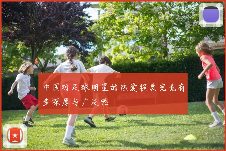 中国对足球明星的热爱程度究竟有多深厚与广泛呢